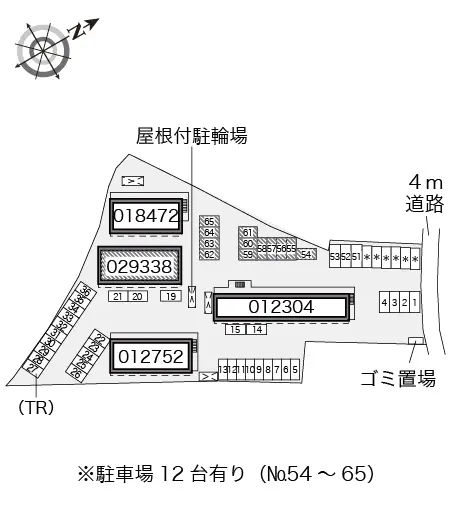 ★手数料０円★たつの市龍野町富永　月極駐車場（LP）